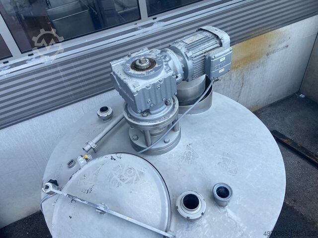 Roestvrijstalen tank met menger ABAB 9855-1