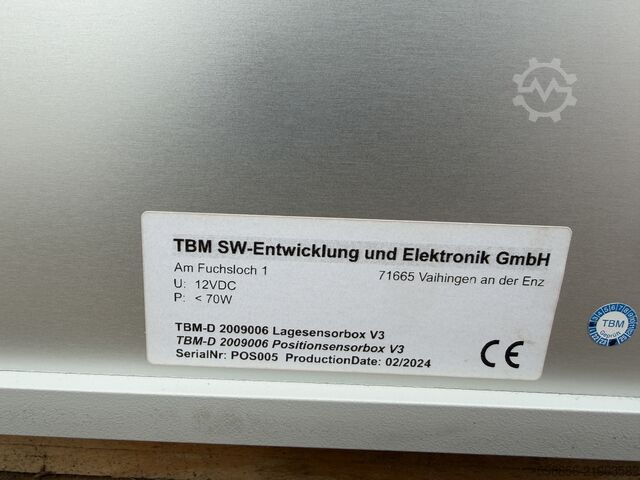 TBM-D Positionssensorbox V3 – Mätsystem 12V | CE | 2024 TBM-D  Positionsensorbox V3 – System pomiarowy 12V | CE | 2024 TBM-D  Positionsensorbox V3 – System pomiarowy 12V | CE | 2024