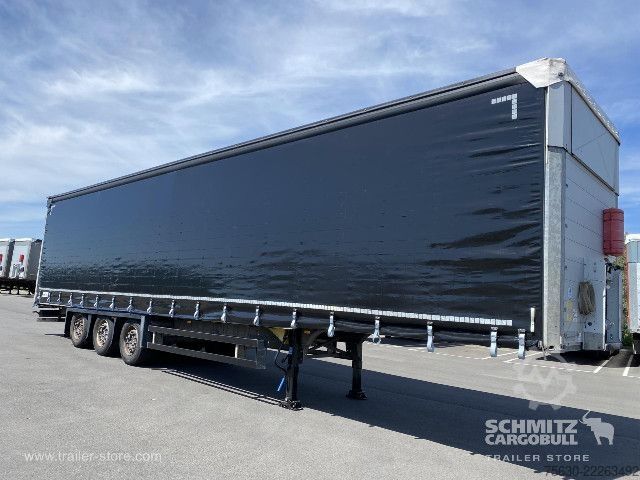 Öppen semitrailer med kapell Schmitz Cargobull Semitrailer Curtainsider Mega