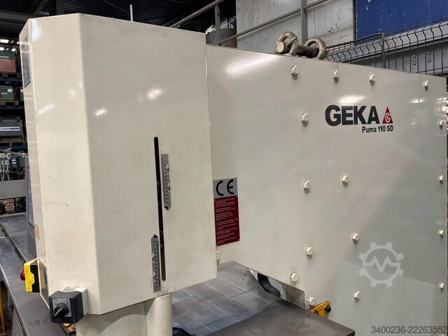 2016 Geka Puma 110 SD multifunctionele pons- en snijmachine Geka Puma 110 SD