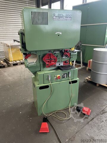 Profile-/bar steel shear / hole puncher Muhr und Bender / Mubea BFL 350