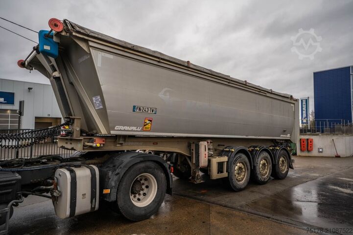 Kipper GRANALU ALU- TP 28m3 +BACHE ELEC CRAMARO