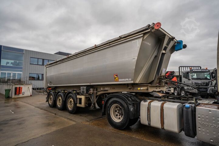 Kipper GRANALU ALU- TP 28m3 +BACHE ELEC CRAMARO