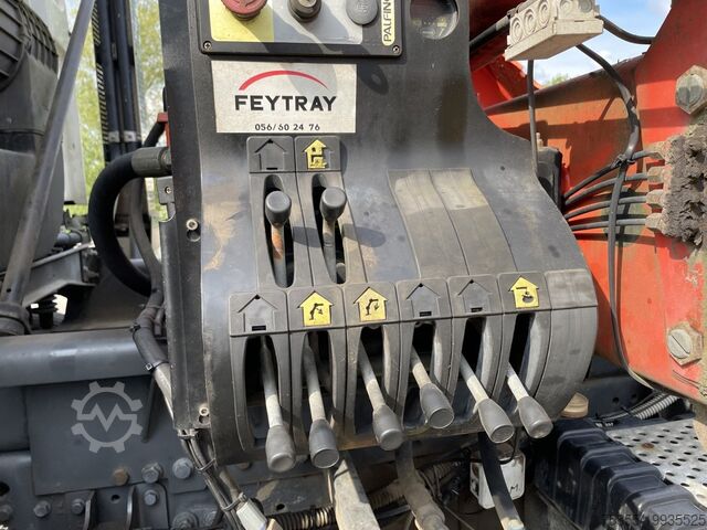 Containertransport (haakarmsysteem) DAF CF85.340 6x4 / Full Steel / Manual / Palfinge...