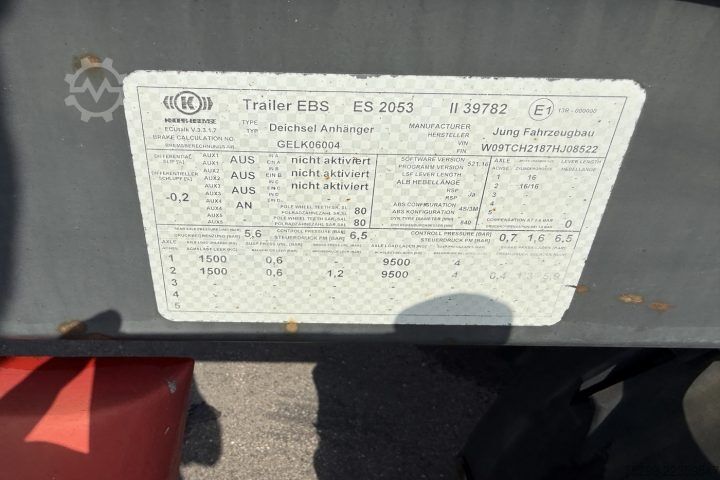 Wissellaadbak-oplegger  TCA 18 Containertransport / Swiss-Vehicle
