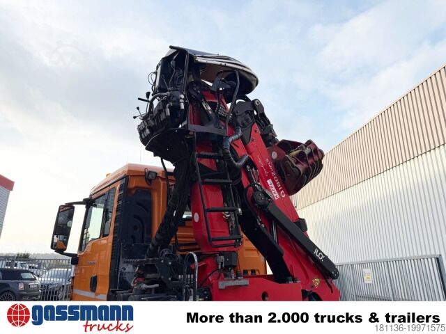 Kampós konténerszállító teherautó MAN TGS 26.400 6x2-4 BL, Motorabtrieb,