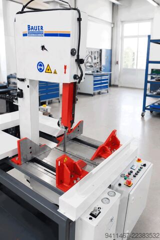 Vertikalna tračna testera sa podešavanjem ugla sečenja Sägemaschinenfabrik Bauer GmbH VG 450 L