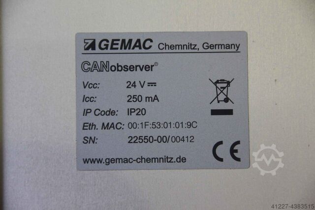 Urządzenie do zbierania danych pomiarowych Gemac CANobserver
