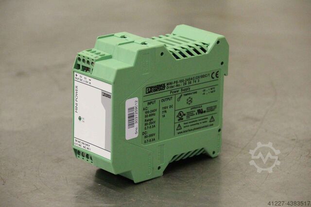 DIN rail power supply Phoenix Contact MINI-PS-100-240AC/2X15DC/1