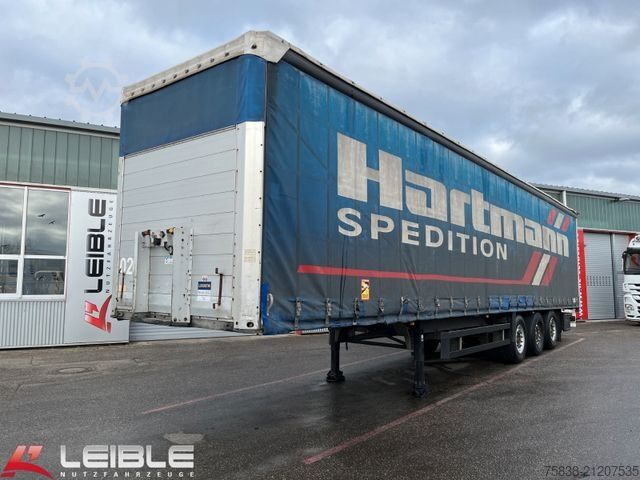 Open semitrailer with tarp SCHMITZ CARGOBULL SCS 24/L*Coil Tautliner*Liftachse*SAF-Achsen*