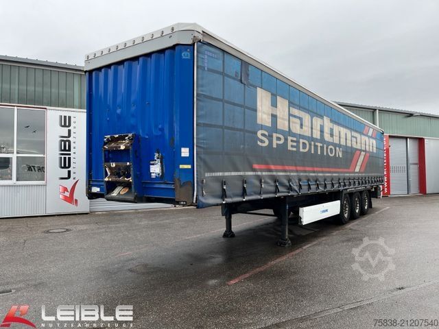Open semitrailer with tarp KRONE SD*Coil-Tautliner*Coil-Mulde 8,80m*Liftachse*