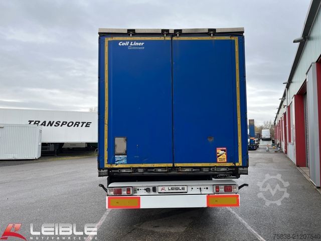 Open semitrailer with tarp KRONE SD*Coil-Tautliner*Coil-Mulde 8,80m*Liftachse*