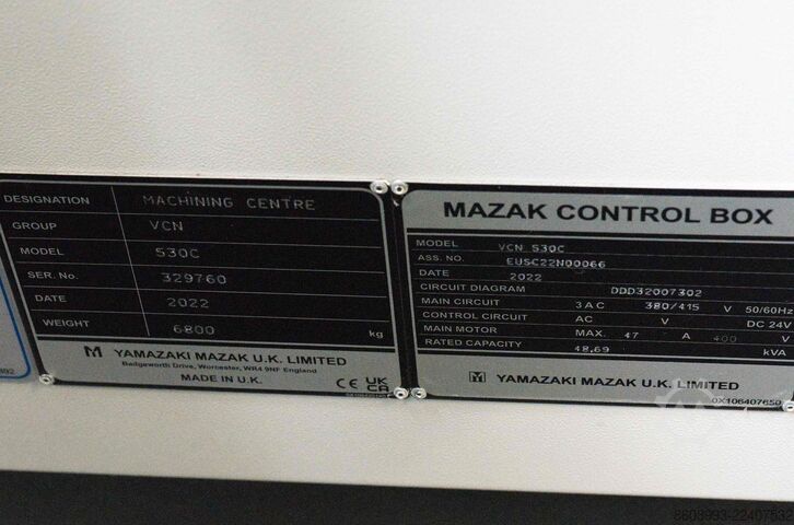  Mazak VCN 530 C SmoothG