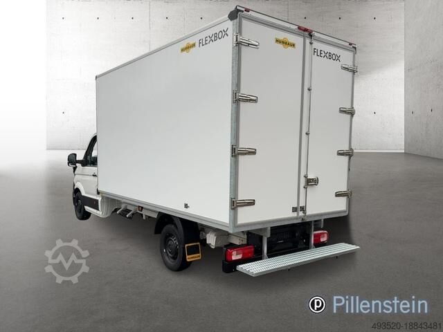 Vrachtwagen met bakwagen VW Crafter 35 HUMBAUR Koffer KLIMA NAVI KAMERA GRA