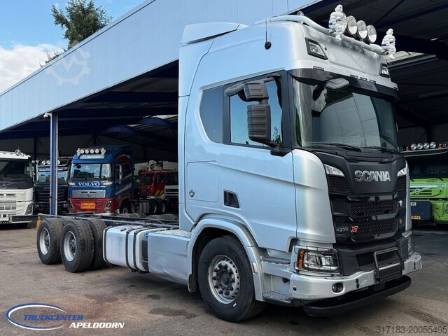 Chassis cabine Scania R730 XT NGS V8 6x4 Naafreductie, Retarder, PTO