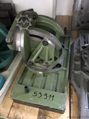 Univ. zwenk-kantel-draaitafel; universele hulp-/aanbouwtafel voor gereedschapsfreesmachine, zwenktaf  
