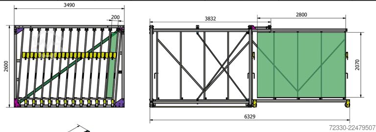 Stockage de panneaux de meubles Expoglass ® D200