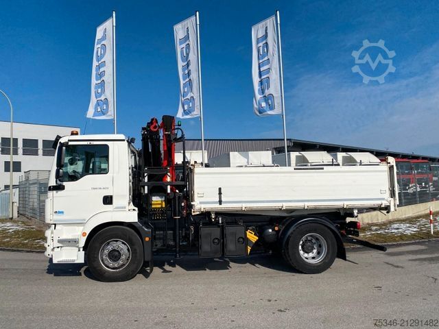 Billenő teherautó MAN TGM18.320/Meiller/Kipper/PK14.501/Funk/NL8To/Top