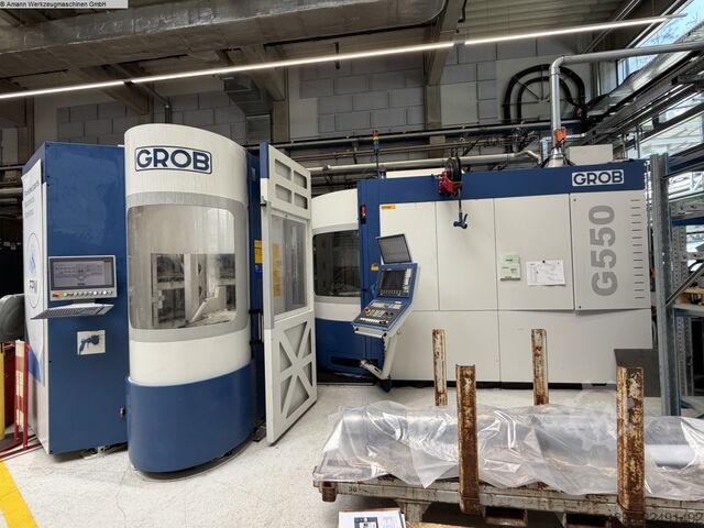Κέντρο κατεργασίας - καθολικό GROB-WERKE G550