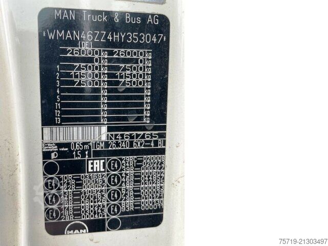 Müllwagen MAN 26.340 6x2 TGM Faun Vario II 522 V19