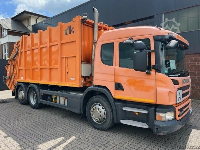 Müllwagen Scania P 320 6x2 Haller Magnum X1EC23