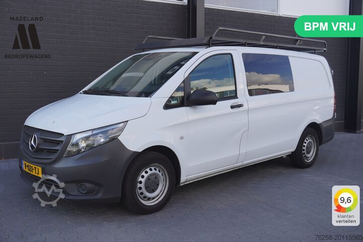 Bestelwagen dubbele cabine Mercedes-Benz Vito 111 CDI Lang Dubbele Cabine EURO 6 - Airco...