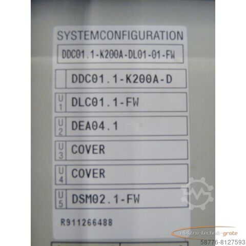 Indramat Komponente Indramat DDC01.1-K200A-DL01-01-FW Servo Drive  - ! -