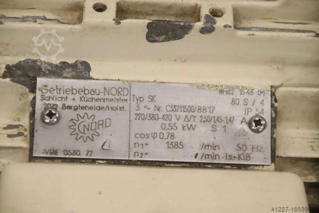 Gear motor 0.55 kW 105 rpm Nord SK 12-80 S/4 SK 80S/4