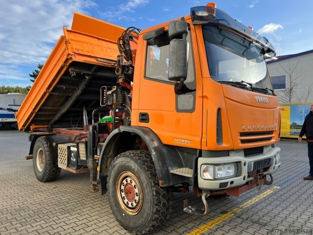 Andre IVECO 140 E 24 Allrad 4x4 Single bereift Kran Atlas