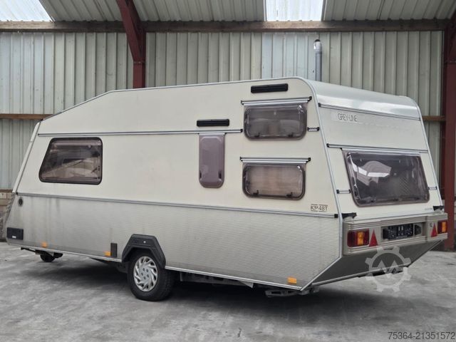 Caravana KIP KG 48 TN Wohnwagen Toilet + Etagenbett