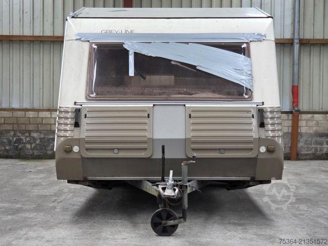 Caravana KIP KG 48 TN Wohnwagen Toilet + Etagenbett