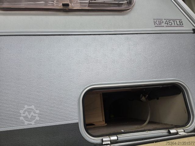Caravana KIP KG 45 TLB Wohnwagen Toilet + Etagenbett