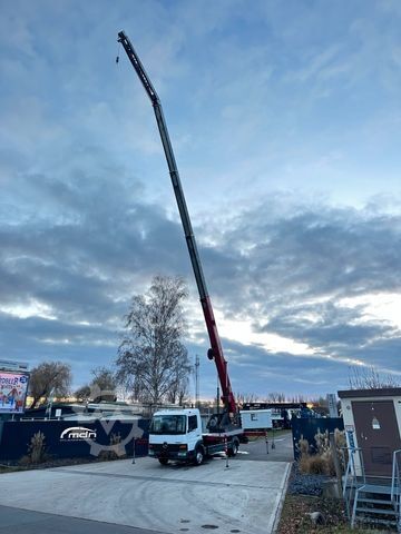 Vrachtwagen met kraanopbouw MERCEDES-BENZ Atego 815 Dachdecker Kran 34m Seilwinde