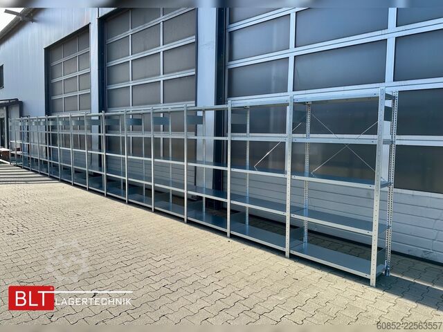 Prateleira modular ca. 60,06 lfm. Fachbodenregale META H: 200 cm , T: 40 cm , 150 kg pro Ebene