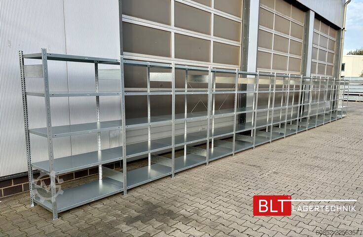 Prateleira modular ca. 15,06 lfm. Fachbodenregal META H: 200 cm , T: 60 cm , 150 kg pro Ebene