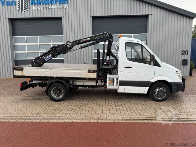 Kamion za otkači Mercedes-Benz 513 CDI, Crane Hiab 022-2 kipper
