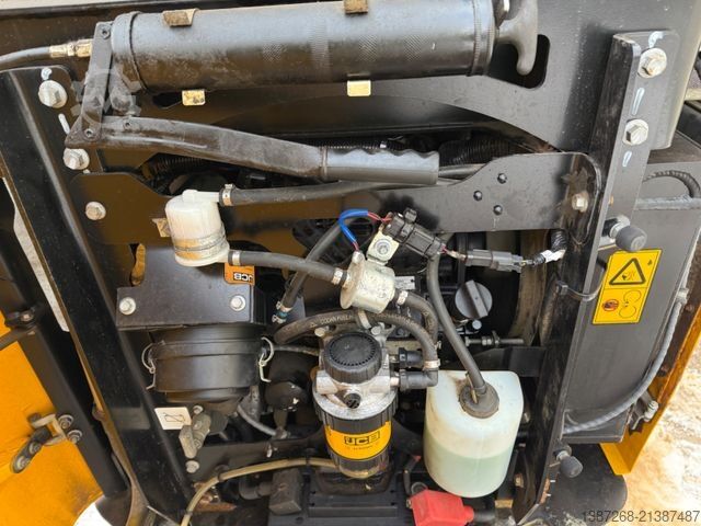 Minigraafmachine JCB 16C-1 /2022 BJ/1.397 H/verbr. Laufwerk/2xLöffel