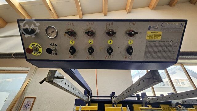 Verleimpresse für Massivholz Columbus C-S Variomat Etagenverleimpresse