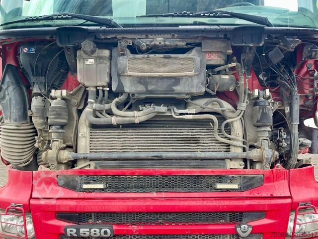 Chassi med hytt Scania R580 V8 6x4, RETARDER, 614915 km FULL SPRING!  ...