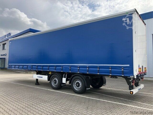 Öppen semitrailer med kapell Krone City Profi Liner SZP 18 eLNZ4-CS