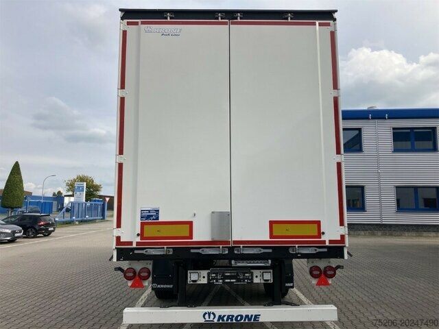 Öppen semitrailer med kapell Krone City Profi Liner SZP 18 eLNZ4-CS