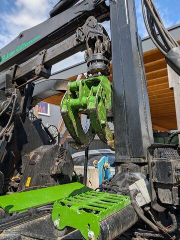 Wood chipper Heizohack HHM 14800 K Kranbeschickte Holzhackmasch