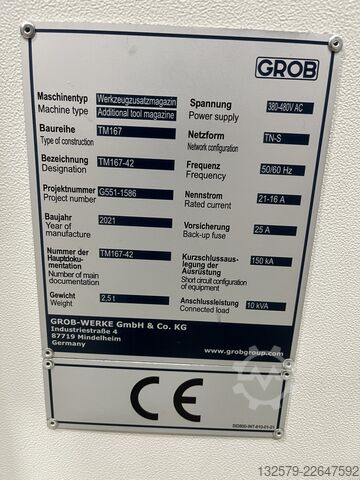Freze makinesi GROB-WERKE G550