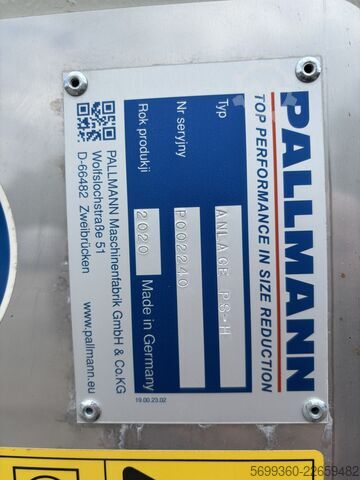 Aprítóvonal Pallmann PS-H 600/900