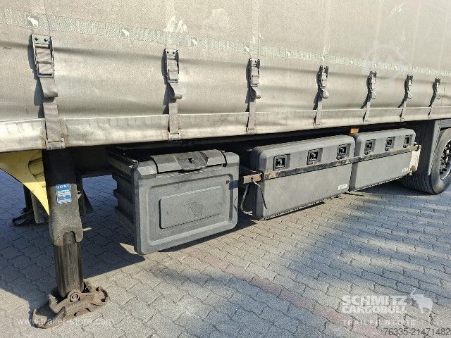 Nyitott ponyvás félpótkocsi Schmitz Cargobull Curtainsider Mega Double deck