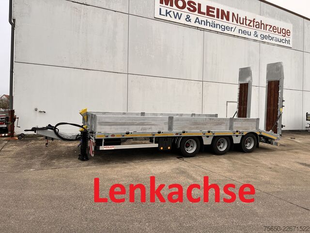 Low loader trailer Möslein TT 31  31 t GG Tridem- Tieflader 3 Achs, gelenktNeufahrzeug