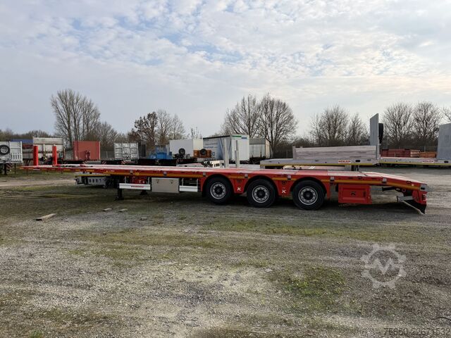 Low loader semitrailer Kässbohrer LB3E  3 Achs Mega Satteltieflader, Jumbo, Wenig Benutzt