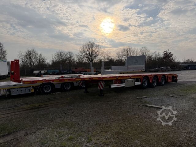 Low loader semitrailer Kässbohrer LB3E  3 Achs Mega Satteltieflader, Jumbo, Wenig Benutzt