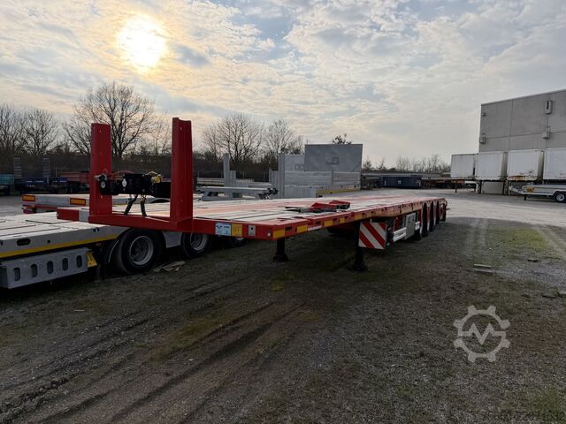 Low loader semitrailer Kässbohrer LB3E  3 Achs Mega Satteltieflader, Jumbo, Wenig Benutzt