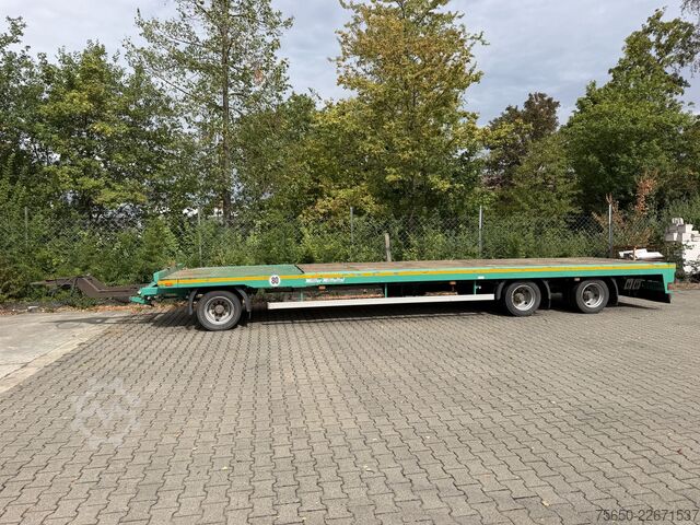 Low loader trailer Müller-Mitteltal TP 24,0  3 Achs Jumbo Prischen 9,40 m, Wenig Benutzt